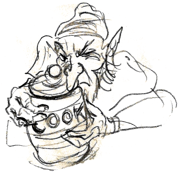 A gnome that won't give you any cookies